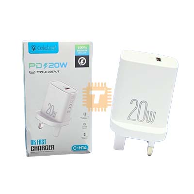 Celebrat C-H14 Fast Phone Charger 20W (USB Type-C Port) (PS0110)