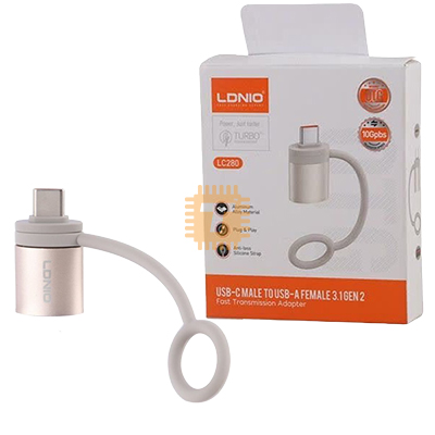 LDNIO LC260 USB Type-C Male to Lightning Female Convertor 65W (TA1662)