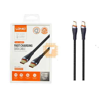 LDNIO LC691c USB Data Cable Type-C to Type-C Fast Charging 65W 1m (TA1655)
