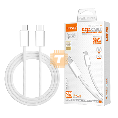 LDNIO LC902c USB Data Cable Type-C to Type-C 65W 2m (TA1659)