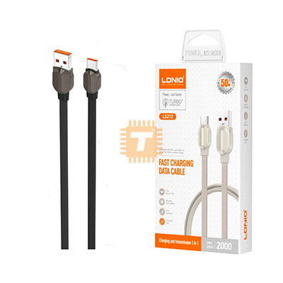 LDNIO LS212 USB Data Cable Type-C Fast Charging 30W 2m (TA1651)