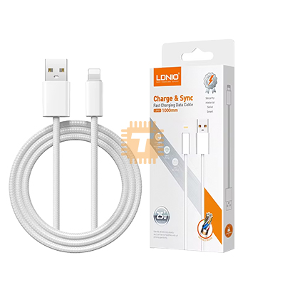 LDNIO LS901 USB Data Cable Lightning Fast Charging 25W 1m (TA1532)