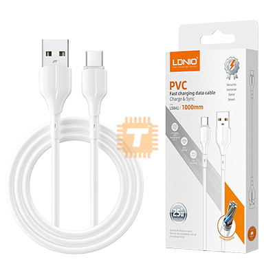 LDNIO LS901 USB Data Cable Type-C Fast Charging 25W 1m (TA1531)