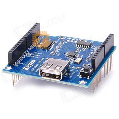 USB Host Shield for Arduino (Supports Android ADK) (MD0396)