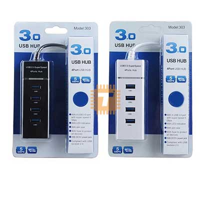 USB HUB 4-port 1.2m Cable USB3.0 (TA0294)