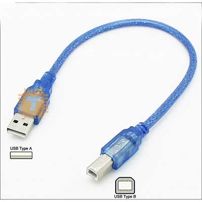 USB To Type B USB Cable (30cm) (Printer Cable) (TA0253)