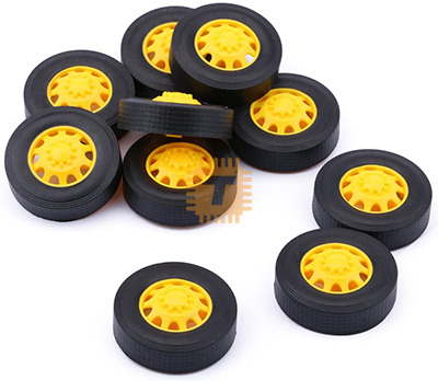 42mm Truck Rubber Wheel for 3mm Axle (Front Wheel) (RB0164)