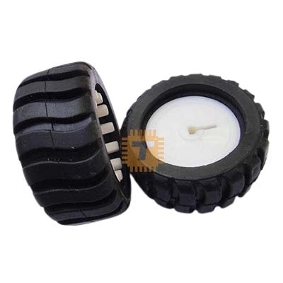 D-hole Big Rubber Wheel for N20 Motor 43x19mm Hole 3mm K346 (RB0003)