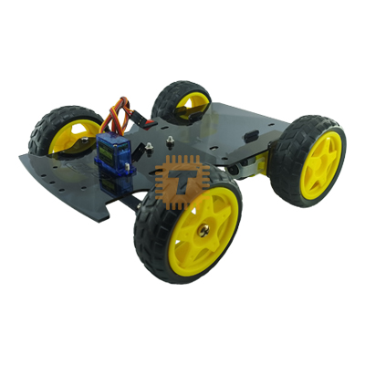 Optimus Chassis Bare 2WD Servo Steering - Black (OP0139)