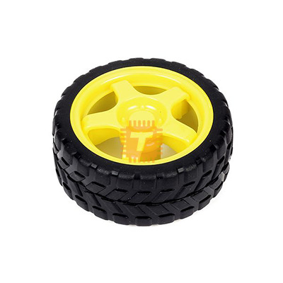 Robot Wheel Tyre Yellow (RB0098)