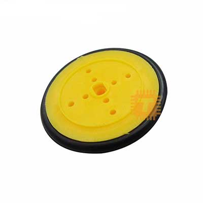 Yellow Tyre Wheel for Small Smart Car D:35mm (RB0066)