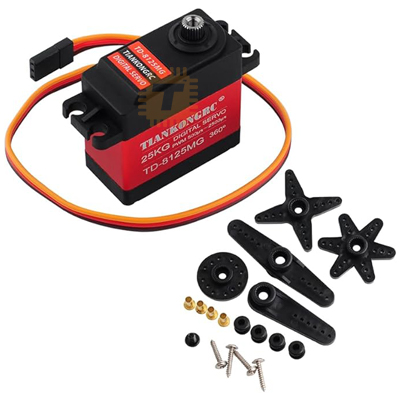 Servo Motor Metal Wheel 25kg TD-8125MG (RB0314)