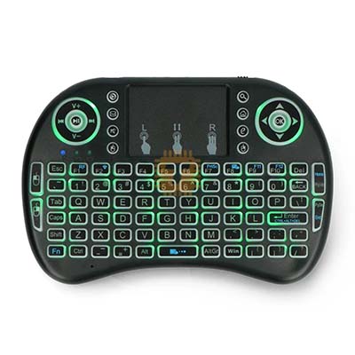 RGB Mini Keyboard with Touch Pad Mouse Backlit Raspberry Pi (AAA Battery Version) (PC0022)