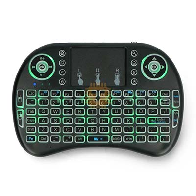 RGB Mini Keyboard with Touch Pad Mouse Backlit Raspberry Pi (AA Battery Version) (PC0022)