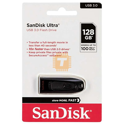 SanDisk 128GB USB 3.0 Pen Drive 100MB/s (Original) (SD0004)