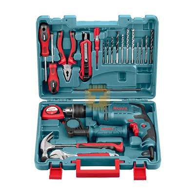 Ronix Electric Drill Kit with Accessories 650W Keyed 13mm 0-2800RPPM RS-0001 (TA0958)