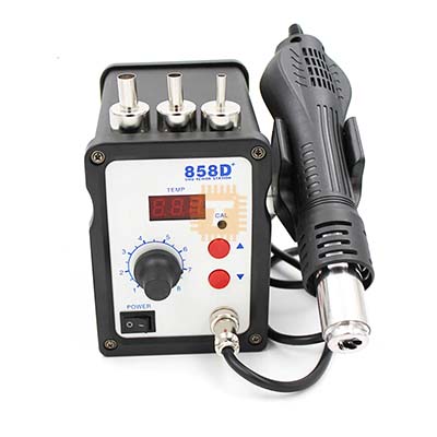 SMD Rework Soldering Station 858D (Only Hot Air Gun) (TA0867)