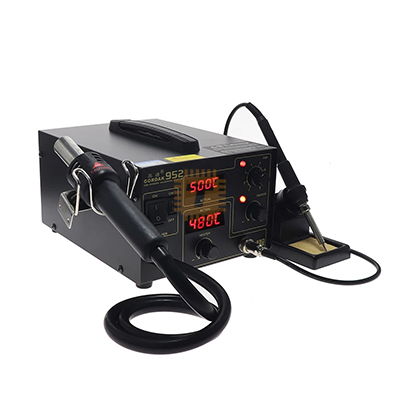 SMD Rework Soldering Station 952 Dual Display Gordak (Soldering Iron & Hot Air Gun) (TA0682)