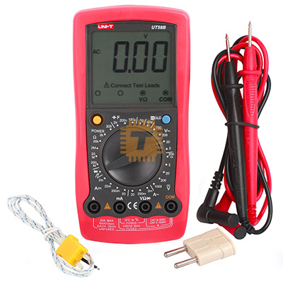 UNI-T UT-58B Digital Multimeter with Temp Sensing (TA0120)