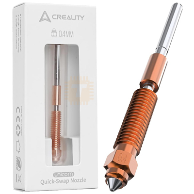 3D Printer Nozzle for K1C Ender 3 V3 and Ender 3 V3 Plus Unicorn Quick-Swap 0.4mm Creality (MT0372)