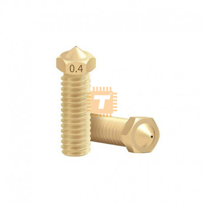 3D Printer Nozzle MK8 0.4mm/1.75mm Brass Volcano (MT0346)