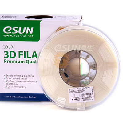 eSUN ABS+ ABS-Plus Natural 1.75mm 1Kg 3D Printer Filament (TA0729)