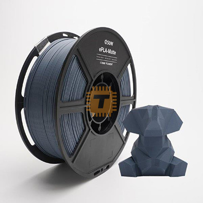 eSUN ePLA-Matte Dark Grey1.75mm 1Kg 3D Printer Filament (TA0938)