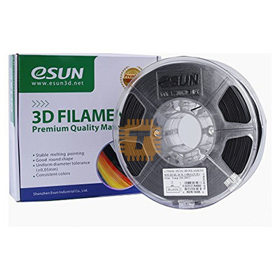 eSUN PETG Solid Black 1.75mm 1Kg 3D Printer Filament (TA0620)