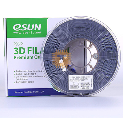 eSUN PETG Solid Grey 1.75mm 1Kg 3D Printer Filament (TA0621)