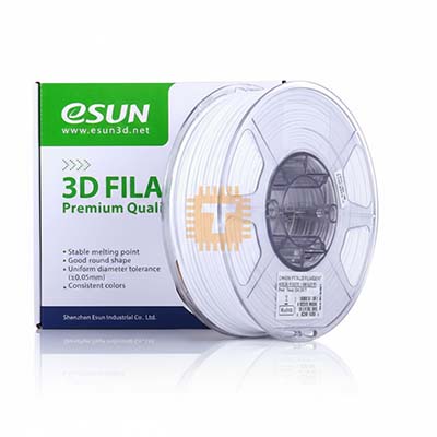 eSUN PETG Solid White 1.75mm 1Kg 3D Printer Filament (TA0619)