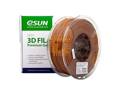 eSUN PLA+ Light Brown Color 1.75mm 1Kg 3D Printer Filament (TA0598)