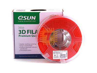 eSUN PLA+ Red 1.75mm 1Kg 3D Printer Filament (TA0591)