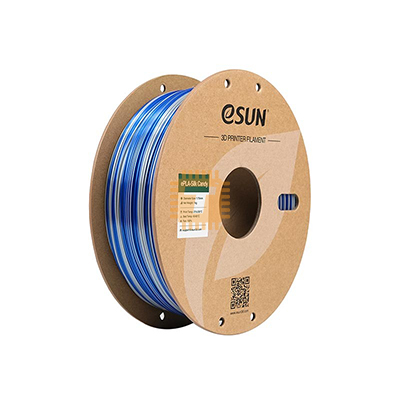 eSUN PLA-Silk Candy Silver Blue 1.75mm 1kg 3D Printer Filament (TA1726)