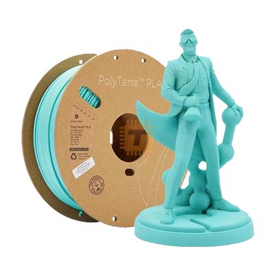 Polymaker Polyterra PLA Arctic Teal 1.75mm 1Kg 3D Printer Filament (TA0929)