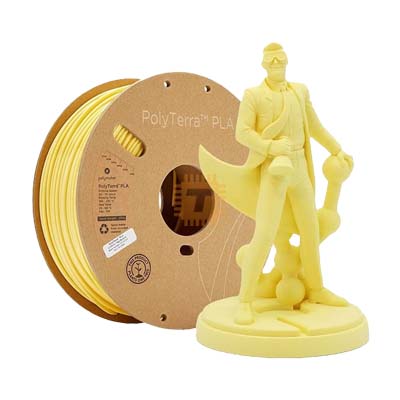 Polymaker Polyterra PLA Banana 1.75mm 1Kg 3D Printer Filament (TA0931)