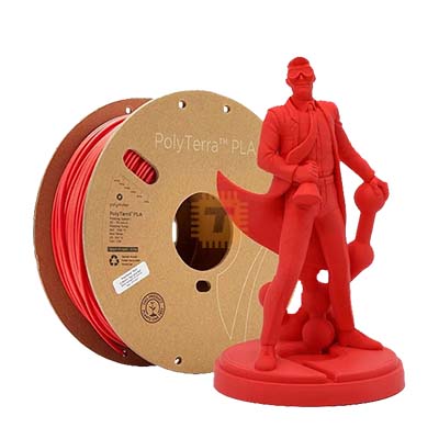 Polymaker Polyterra PLA Lava Red 1.75mm 1Kg 3D Printer Filament (TA0924)