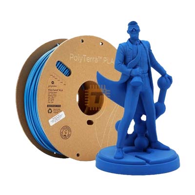 Polymaker Polyterra PLA Sapphire Blue 1.75mm 1Kg 3D Printer Filament (TA0926)