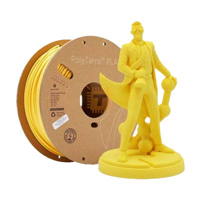 Polymaker Polyterra PLA Savannah Yellow 1.75mm 1Kg 3D Printer Filament (TA0927)