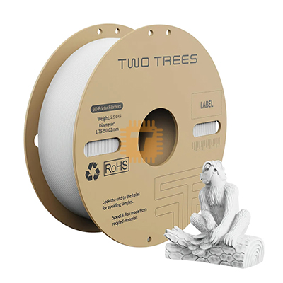 TWO TREES HS-PLA White 1.75mm 250g 3D Printer Filament (High Speed) (TA1515)