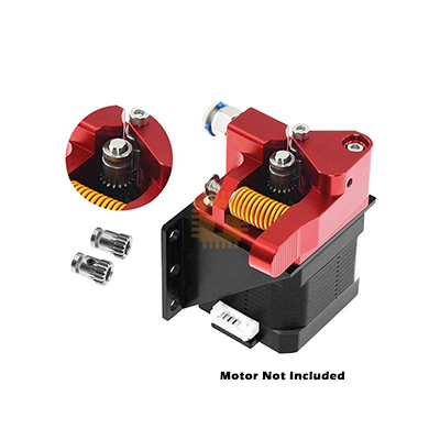 Red MK8 Dual Gear Double Pulley Aluminum Extruder (Right) (MT0188)