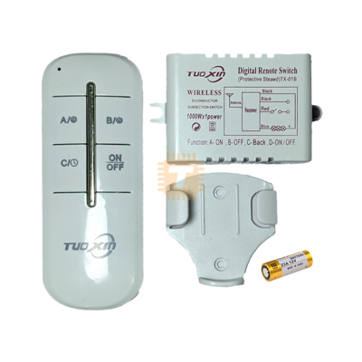 Wireless Lighting Control Switch 1-Channel 230VAC A01 Remote (MD0722)