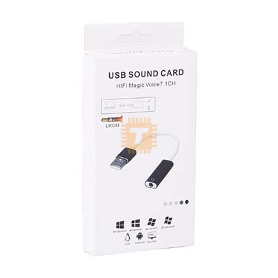 USB Sound Card HIFI Magic Virtual 7.1 (LRGM) (PC0025)