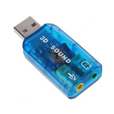 USB Sound Card Virtual 5.1 with Mic Input (PC0021)