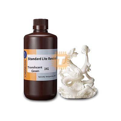 ANTINSKY Standard Translucent Green Lite Resin LCD 405nm UV Sensitive Resin 1kg (TA1471)