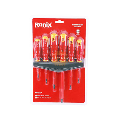 Ronix Insulation Screwdriver 6pcs Set VDE 1000V RH-2724 (TA0714)
