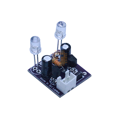 Multivibrator LED Robot Circuit DIY (Made by Skytronic) (EL0001)