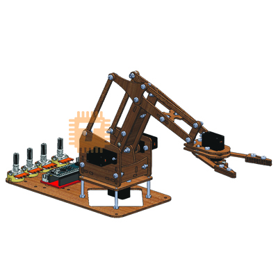 Optimus Classic Robot Arm DIY Kit (Wood) (OP0118)