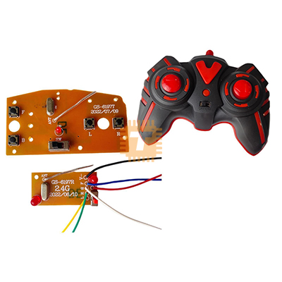 RC Car Remote Control with 2.4GHz 4-Channel Receiver (MD0897)