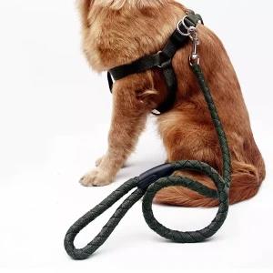 Large Adjustable Dog Harness Nylon Dog Leash Lead Belt