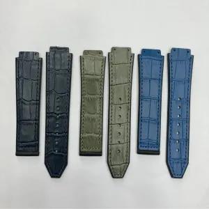 Green Watch Strap Black/Green/Blue Strap